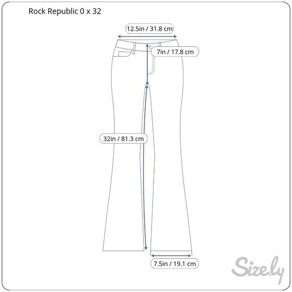 Rock and Republic Womens Size 0 M Dark Wash Studs Kasandra Boot Cut Denim Jeans - Picture 2 of 11